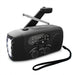 Mini Solar Crank Radio — AM/FM & 7‑Channel NOAA, USB Phone Charger, 3‑LED Torch, Waterproof