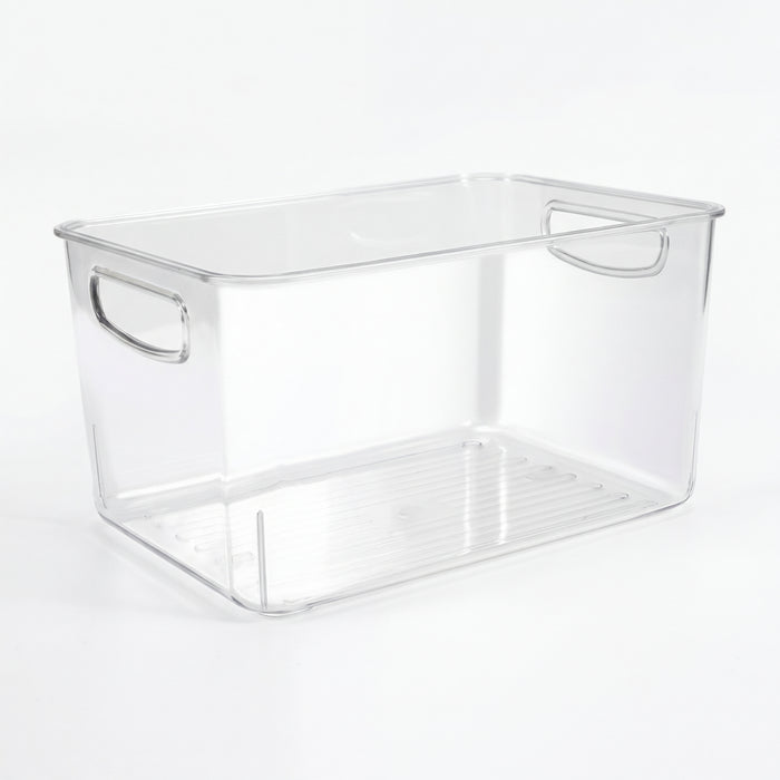 Auto-Rolling Can Dispenser Fridge Organiser – Plastic Pantry Bins