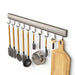 Drill-Free Wall-Mounted Aluminium Hook Rack — 6/8/10 Hook Options