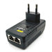 48V 0.5A PoE Injector Power Supply – EU/US Plug for IP Cameras, Switches & NVRs
