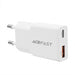 ACEFAST 30W GaN USB-C Fast Charger (EU Plug) – USB-C + USB-A PD/QC Travel Adapter