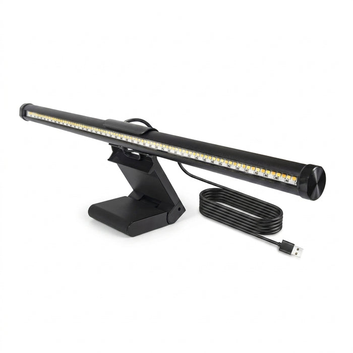 LED Monitor Light Bar — Hanging Screen Lamp, Stepless Dimmable, RGB Option
