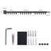 Retractable Wall-Mounted Folding Clothes Hanger — Aluminium, Indoor & Outdoor