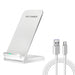 30W Fast Qi Wireless Charging Stand – Compatible with iPhone, Samsung, Xiaomi & Huawei