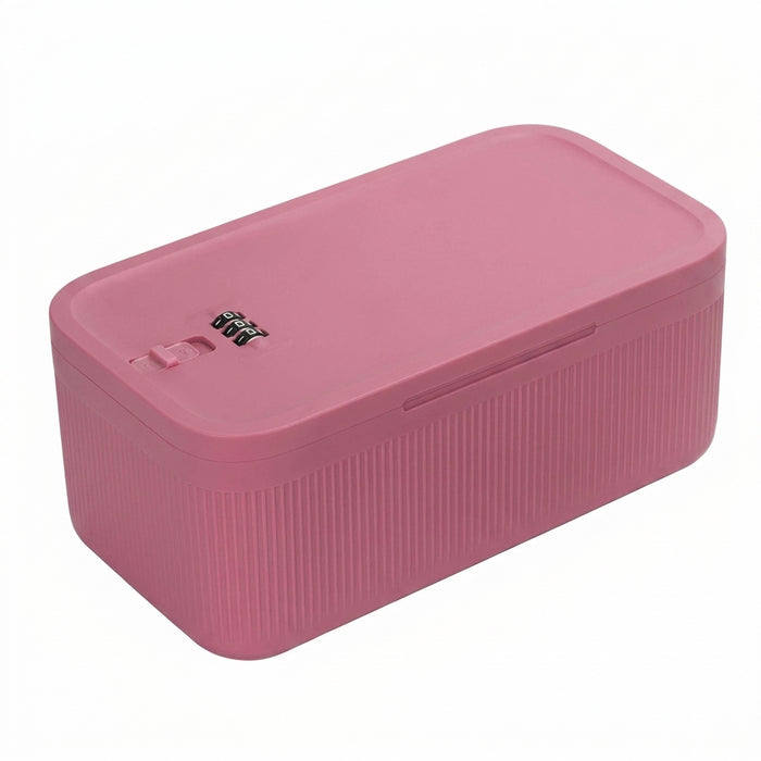 Lockable Plastic Storage Box 2L – Personal Safe for Home, Office & School
