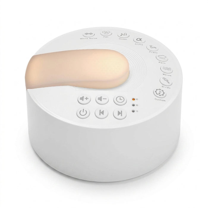 Type-C Rechargeable White Noise Machine — Timed Shutdown Sleep Sound for Baby, Adult & Travel