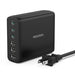 100W GaN 6‑Port Desktop Charger — 3×USB‑C (PD) + 3×USB‑A, 1.5m Cable