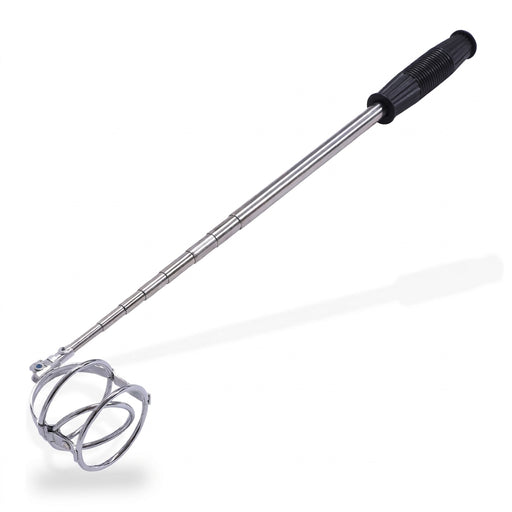 Telescopic Golf Ball Retriever with Stainless Steel Rod and Comfortable Grip