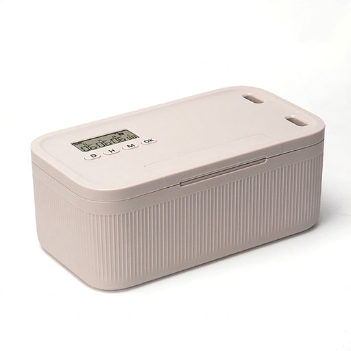 Electronic Timer Lock Box, 2.8 L PP Storage Container for Phones, Medicine and Personal Items