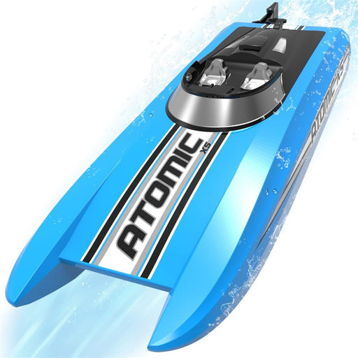 Volantexrc 795-5 ATOMIC XS - 2.4G 2CH Mini RC Boat with 30km/h Speed, Waterproof, Reverse, Water-Cooled System - Perfect for Pools and Lakes Toys - Shopsta EU