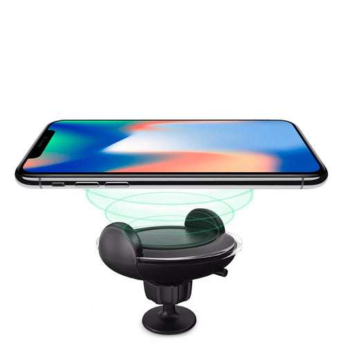Wireless Car Mount Charger Dock - 360 Degree Air Vent Holder for iPhone 8 Plus & X - Convenient and Secure Charging Solution - Shopsta EU