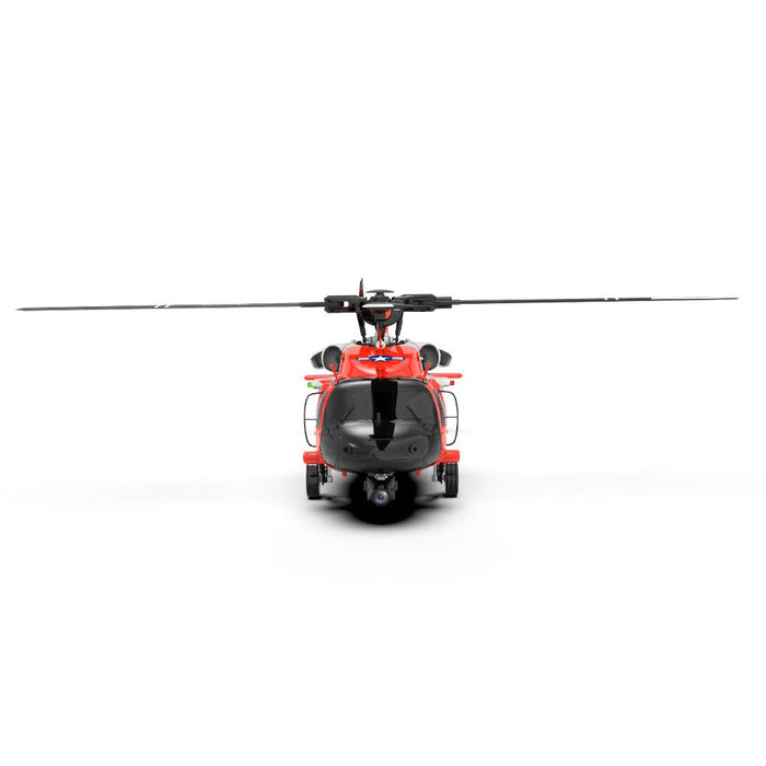 YXZNRC F09-S - 2.4G 6CH 6-Axis Gyro GPS Optical Flow 5.8G FPV Camera 1:47 Scale Flybarless RC Helicopter - Dual Brushless Motor for Enhanced Flight Stability - Shopsta EU